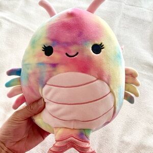 Candis Rainbow Pastel Plush Squishmallow Plushie - Pink, Yellow, Blue, Green